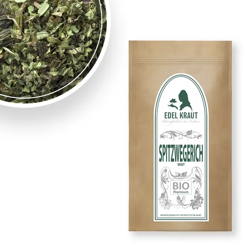Produktbild 100g BIO Spitzwegerich Tee | Spitzwegerichkraut | EDEL KRAUT