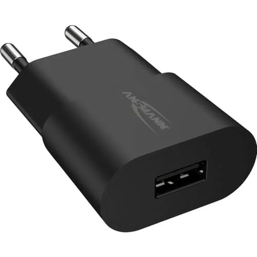 Produktbild ANSMANN USB Ladegerät 5W 1A, Traveller USB Power Adapter / Netzteil besonders geeignet für Apple iPhone, Samsung Galaxy, Huawei, Xiaomi, Tablet, GoPro, e-Book Reader, etc