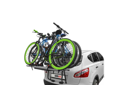 OMAC Heckfahrradträger für E-Bikes - Faltbar und Leichtgewichtig - Fahrradträger für bis zu 3 Fahrräder, ideal für Opel Astra. Robust und einfach zu installieren, maximiert den Innenraum und sorgt für sicheren Transport bei Abenteuern.