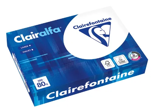 Clairefontaine Multifunktionspapier DIN A4 extra weiß 80 g/qm 500 Blatt