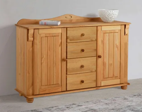 OTTO HOME Sideboard mit 3 Schubladen & 2 Türen, FSC-zertifiziert, Natur, B:130cm