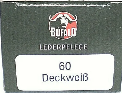 Schuhcreme Bufalo mit Schwammaufträger Pflege Deckweiss 75 ml 9,17€/100ml