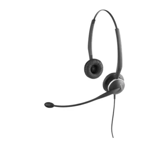 Jabra GN2100 Flex-Boom Duo - schnurgebundenes Stereo Headset - Headsets mit flexiblem Design, geräuschunterdrückenden Mikrofonen und vier Tragestilen für maximalen Komfort im Büro oder Call Center.
