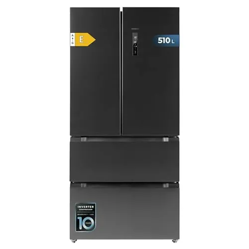 Cecotec Kühlschrank Französische Tür Bolero CoolMarket FD 510 Dark