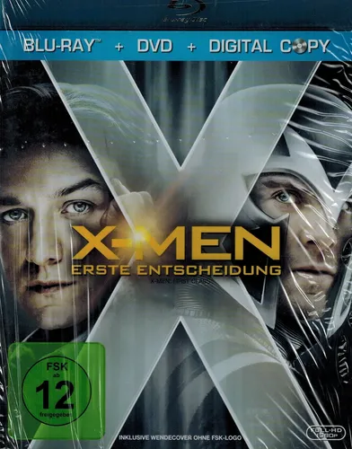 BLU-RAY, DVD UND DIGITAL COPY NEU/OVP - X-Men - Erste Entscheidung (2011)
