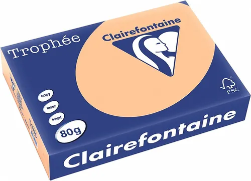 Clairalfa Multifunktionspapier Trophée A4 80 g/qm aprikose 500 Blatt