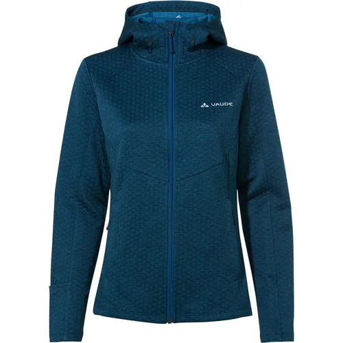 VAUDE Damen Funktionsjacke Wo Skomer Hiking Hoody - Funktionsjacke für Damen, ideal als Midlayer oder solo. Atmungsaktives Fleece, schnelltrocknend und umweltfreundlich – perfekt für Outdoor-Abenteuer!