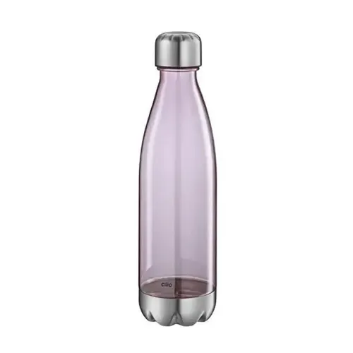Trinkflasche Elegant pink tansparent 700ml