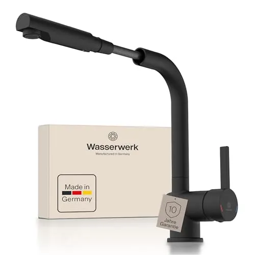 Wasserwerk WK4 GB Küchenarmatur in schwarz von Wasserwerk
