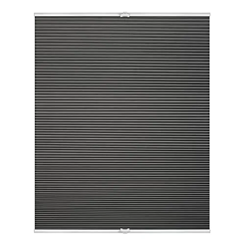 Lichtblick Thermo-Plissee Klemmfix 45 cm x 130 cm - Plissees: Montage ohne Bohren dank innovativem Klemmfix-System, effektiver Hitzeschutz und stufenlose Bedienung für optimalen Sicht- und Sonnenschutz.