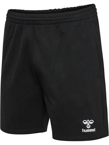 hummel Herren Hmlgo 2.0 Sweatshorts - Schwarz, XXL EU - Kurze Sporthosen, bequem und atmungsaktiv für optimalen Tragekomfort beim Sport und Freizeit.