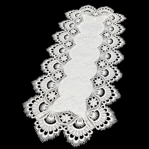 Tischläufer Weiß von Bronze