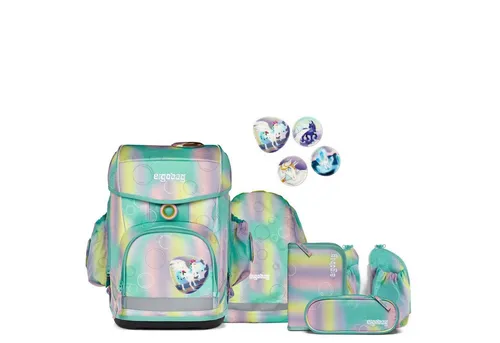 ergobag Schulranzen-Set CUBO LIGHT ZauBärwelt 6-teilig von ergobag