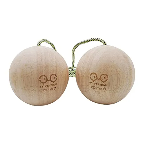 YY Vertical 120 Climbing Balls, 120 mm, aus recyceltem Holz, für Klettertraining (Wird paarweise verkauft), Taille Unique