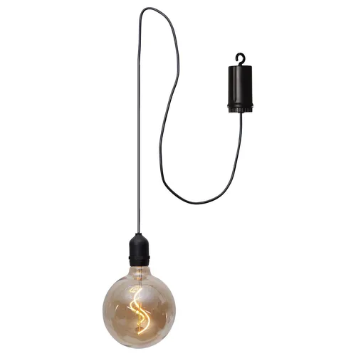 STAR TRADING LED Kugelleuchte BOWL, 12,5cm in braun von Star Trading