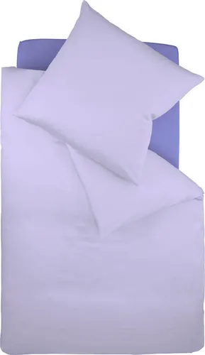 Fleuresse Mako-Satin-Bettwäsche Colours helllavendel 5014, 200x200 cm - Bettwäsche aus 100% Baumwolle, atmungsaktiv und pflegeleicht. Ideal für erholsame Nächte mit edlem Glanz und weichem Griff. Perfekt kombinierbar mit der gesamten Fleuresse Kollektion.