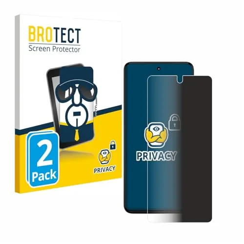 BROTECT 2 Stück Anti-Spy Blickschutzfolie für Motorola Moto G82 5G Privacy Screen Protector [Displayschutz-Folie, Sichtschutz, Blaulichtfilter]