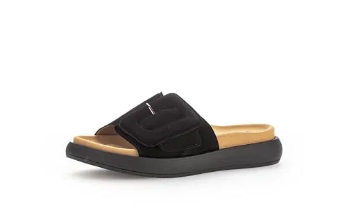 Gabor Damen Pantoletten – Bequeme Slipper für den Sommer in schwarz von Gabor