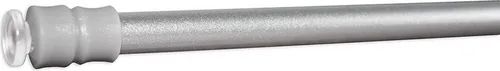 Klemmstange Klemmfix Flex für Scheibengardine Länge 60-90 cm Farbe silber Fenster Gardine mit Schraubtechnik Ø 6/8 mm - ohne bohren