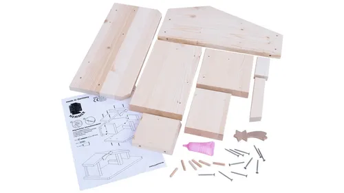 NEMMER Weihnachtskrippe-Bausatz - Saisonale Deko für kreative Bastler – Bauen Sie Ihre eigene Weihnachtskrippe aus hochwertigem Massivholz in nur 15 Minuten und gestalten Sie sie individuell!