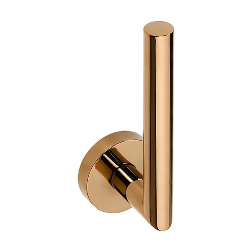 BORAL Reservepapierhalter Gold Kupfer poliert - Eleganter Reservepapierhalter für Bad & WC, aus hochwertigem Messing mit polierter Gold Kupfer Oberfläche – ideal für stilvolle Badezimmergestaltung.