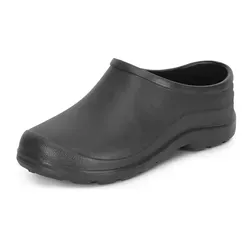 Ladeheid Damen und Herren leichte EVA Clogs Gartenclogs Gartenschuhe LADW001 Clog grau 42 EU