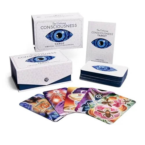 The Unifying Consciousness Tarot - Deck and Guidebook Box Set - Inspirierendes 79-Karten-Set mit begleitendem Leitfaden, ideal für spirituelle Entfaltung und persönliche Einsichten.