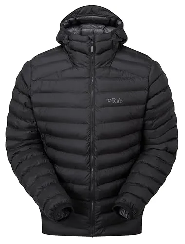 Rab Cirrus Alpine Jacket black (BLK) M - Herren Isolationsjacke für Skitouren und Freeskiing, mit bauschkräftiger PrimaLoft-Isolierung für optimale Wärme und minimalem Gewicht. Ideal für Outdoor-Abenteuer bei extremen Bedingungen.
