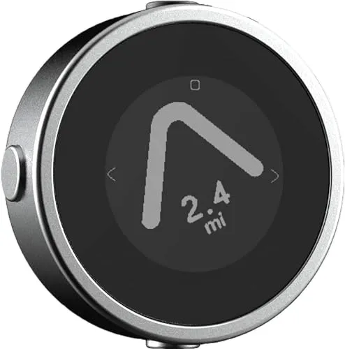 BEELINE Motorrad Navi GPS Computer - Silber, wetterfest und 30 h Akkulaufzeit für weltweite Routenplanung und einfaches Navigieren