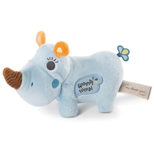 NICI Schmusetier Nashorn Manuffi 46570 - My First NICI Wombi Tombi Nashorn 20cm