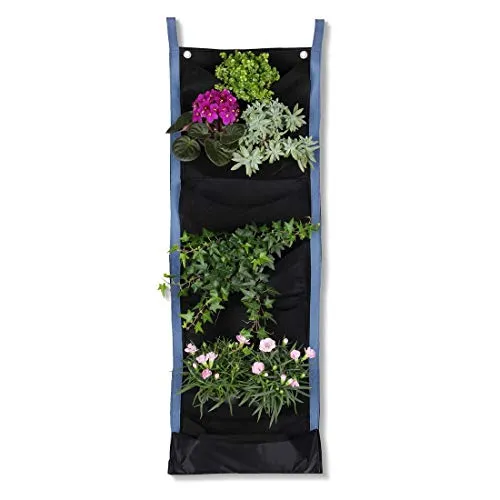 Produktbild your GEAR Grow Bag Wall Pflanzenwand mit 7 oder 36 Taschen Vlies Pflanzbeutel Filz Pflanzwand vertikaler Garten Wandbepflanzung Pflanzsack Pflanztasche