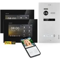 Balter EVO-HD Video Türsprechanlage - Haus-Alarmanlagen mit Full HD Kamera, 175° Weitwinkel und Smartphone App für höchsten Komfort und Sicherheit in Ihrem Einfamilienhaus.