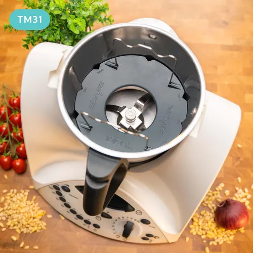mixcover Mixtopf Verkleinerung für Thermomix TM31 Häcksel Helfer, Pürieren