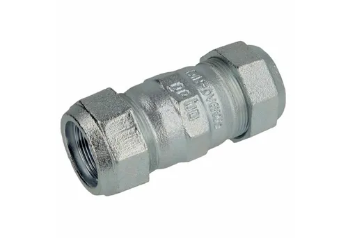 Gebo Original Klemmverbinder TypO 17,2 x 17,2mm für Stahlrohr - Baumaterial – Hochwertiger Temperguss Klemmverbinder für sichere Rohrinstallationen, einfach zu montieren und vielseitig einsetzbar für Wasser, Gas und Druckluft.