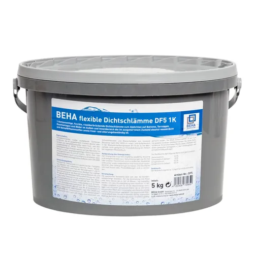 Dichtschlämme Dichtflex Abdichtung 1K für Terrasse Balkon Dusche Bad Fundamente