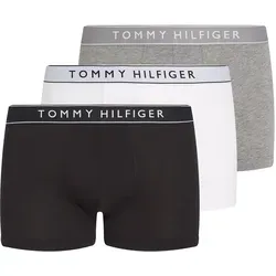 Tommy Hilfiger Herren Boxershorts Trunks 3er Pack, Mehrfarbig - Retroshorts für Herren mit elastischem Taillenbund für optimalen Tragekomfort - ideal für Sport und Alltag, auch perfekt als Geschenk.