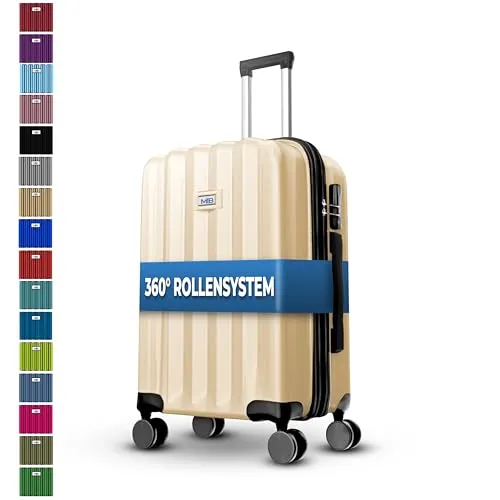 MY TRAVEL BAG Hartschalen-Koffer Trolley mit Dehnungsfuge