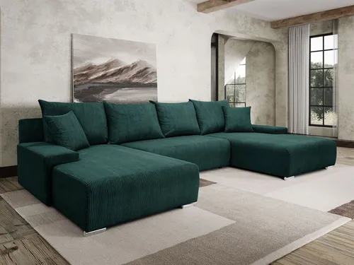 Lookway Wohnlandschaft LAVIO U – großes Ecksofa in U-Form, modernes Design, 348x188x93 cm