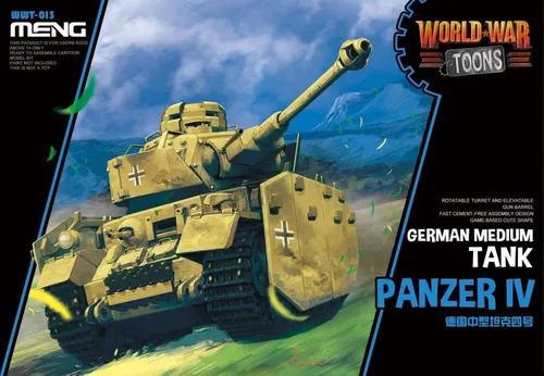 World War Toons: German Medium Tank Panzer IV - Meng Model WWT013