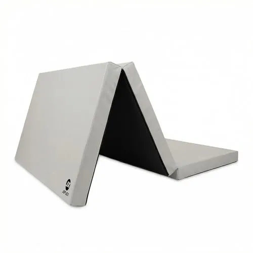 Jeflex Klappbare Weichbodenmatte - 210 x 100 x 8 cm, MADE IN GERMANY - Weichbodenmatte für Gymnastik und Yoga, aus hautfreundlichem Kunstleder mit langlebigem Polyurethanschaum. Ideal für sicheres Training und vielseitige Fitnessaktivitäten.