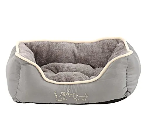 Dehner Lieblinge Hundebett und Katzenbett Sammy in grau von DEHN
