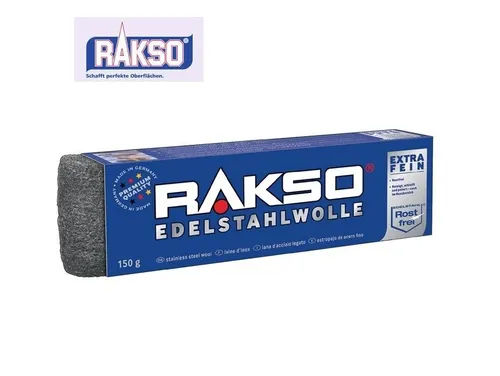 RAKSO Edelstahl Stahlwolle  5 grob 150g - sortenreine gute Stahlwolle !