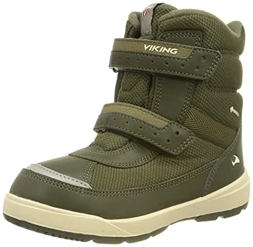 Viking PLAY II R GTX Winterstiefel, Huntinggreen, Größe 26 - Wanderschuhe mit GORE-TEX Membran für optimale Isolation, reflektierendem Obermaterial und waschbar bei 30°C - perfekt für kalte Tage im Freien.