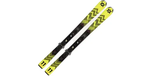Volkl RACETIGER JR Yellow+7.0 VMOT JR R - 150 - Alpin-Ski für Jungen, ideal für Mittelstufe, mit strapazierfähigem Design und 1 Jahr Garantie für optimale Leistung auf der Piste.
