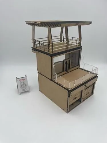 AT-BA Modellbau 220120 Slotcar Deko Starter-Set Boxengasse