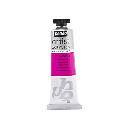 Artist Acrylics von Pebeo Ölfarbe, 37 ml, Quinacridone Pink