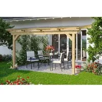 Produktbild Skan Holz Terrassenüberdachung Ancona 434 cm x 300 cm