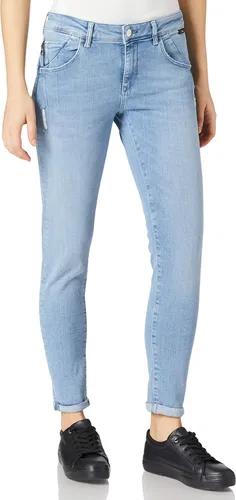 Mavi Damen Jeans Hose LEXY Lt Sky Glam - Damen Jeans im Mid-Rise Super Skinny Schnitt, aus hochwertiger Baumwolle für perfekten Tragekomfort. Ideal für modische Outfits in Blau.