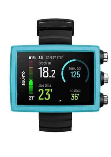 Suunto Eon Core - Aqua Blue Tauchcomputer - Smartwatch mit klarem Farbdisplay, personalisierbaren Funktionen und USB-Aufladung. Ideal für Anfänger und erfahrene Taucher, die die Unterwasserwelt erkunden möchten.