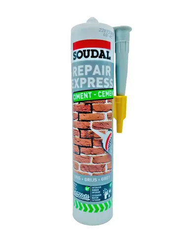 Soudal Zement-Fix Reparaturmörtel 290ml Betongrau Zementgrau Express Mörtel